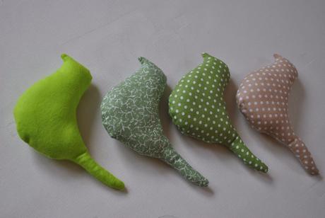 Srdiečka a vtáčiky na dekoráciu,