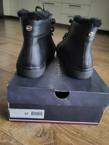 Kotnikove topanky tommy hilfiger, tommy hilfiger,37