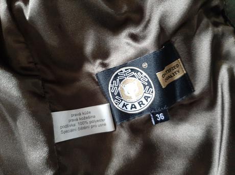 Kožená bunda-s-36 s poštou., 36