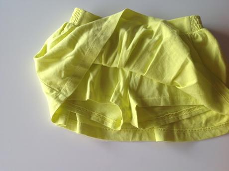 Žltá šortko-sukňa 2t, oshkosh,92