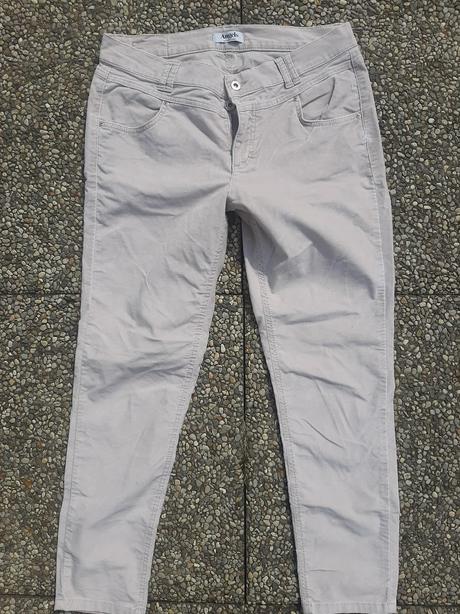 Krémové nohavice angels velk. 42., us angels,42