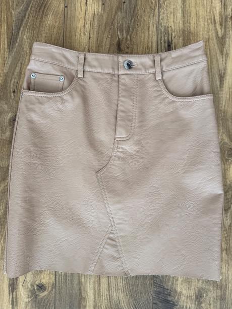 Koženkova suknička, river island,xs