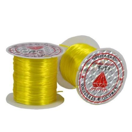 Nylonová guma 0,8 mm žltá, 