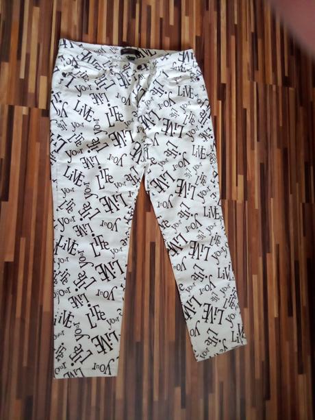 Rifle popísané bonprix, bonprix,42