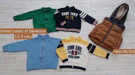 Hrubá štýlová vesta 104, h&m,104