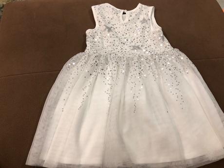 Biele trblietavé šaty, pepco,122
