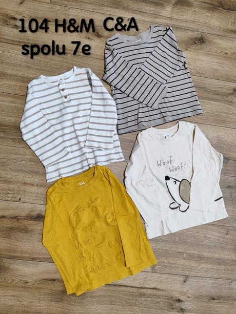 Tričko h&m 4ks, h&m,104