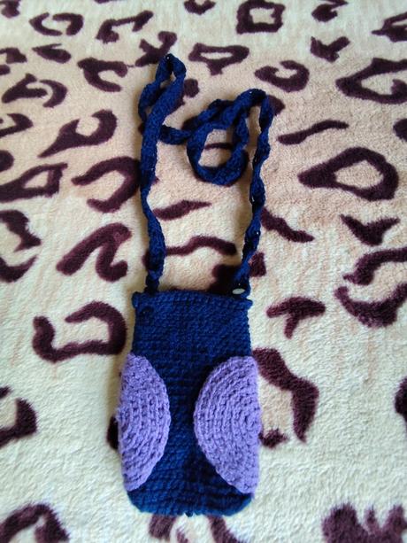 Pletená taštička cez rameno - sovička, 