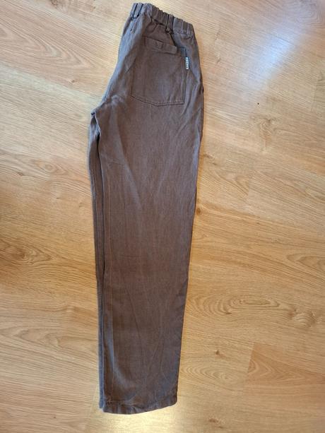 Pánsje ľanové nohavice pohan, l