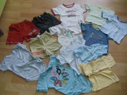 Balík vecičiek 9 kusov na leto velkost 74/80, 68–80