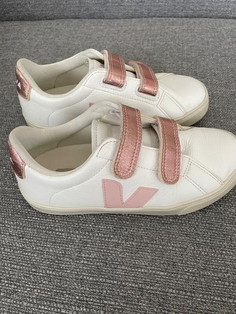 Kožené dievčenské topánky veja, 32