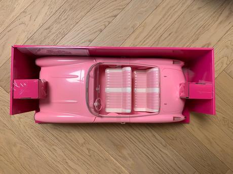 Mattel barbie růžový filmový kabriolet,