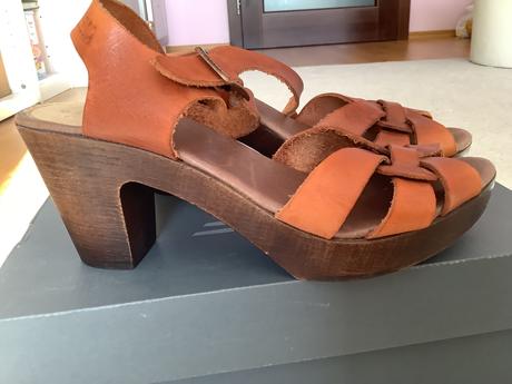 Kožené sandále dasia, 39