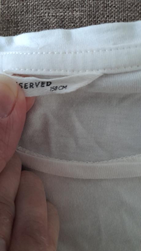 Biele tričko reserved 152, reserved,152