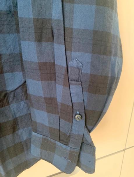 Modrá pánska flanelová košeľa mango, mango,l