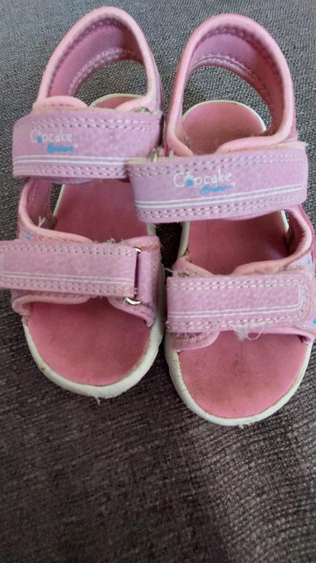 Sandálky, cupcake,27