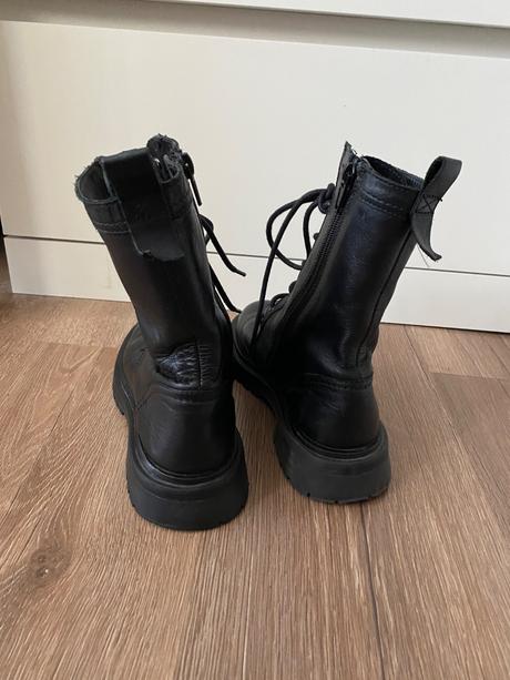 Kožené topánky, zara,34