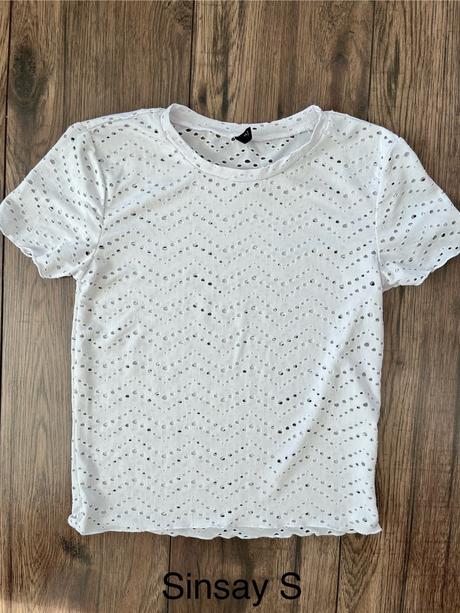 Biely top, sinsay,s