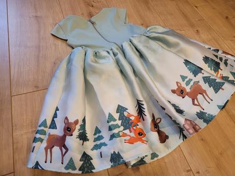 Nádherné vianočné šaty s bohatou sukňou h&m, h&m,98