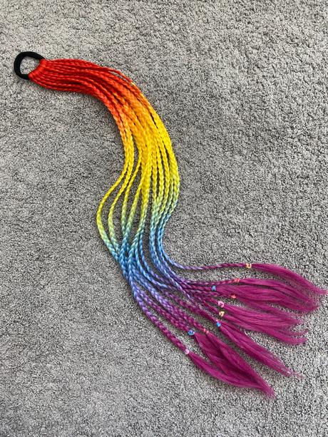 Farebny cop na gumičke, 