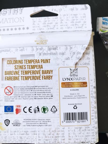 Temprove farby 6ks - harry potter,