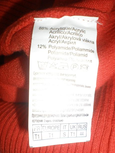 Oranžová vesta, camaieu,s