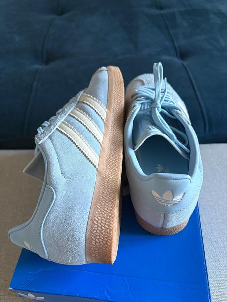 Bledomodré tenisky 38 2/3, adidas,38