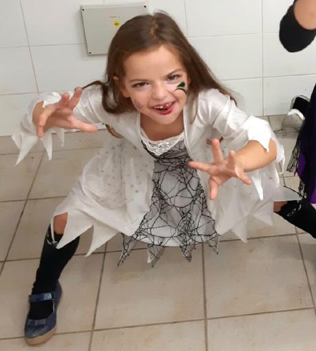 Halloween zlá víla + podkolienky, 