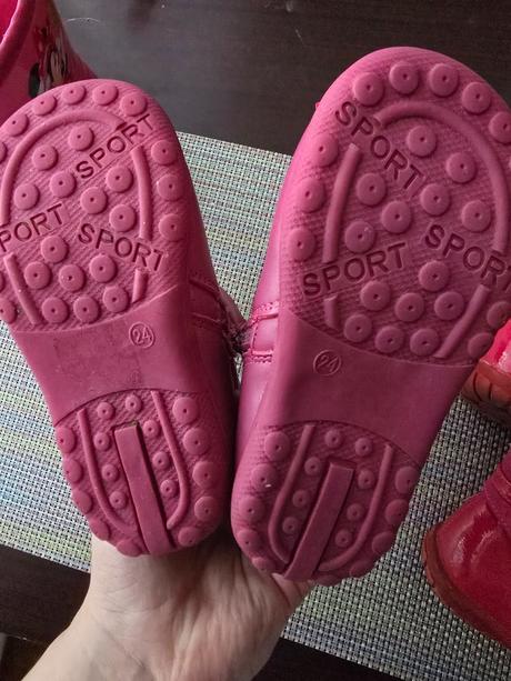 3x ružové čižmičky, 21