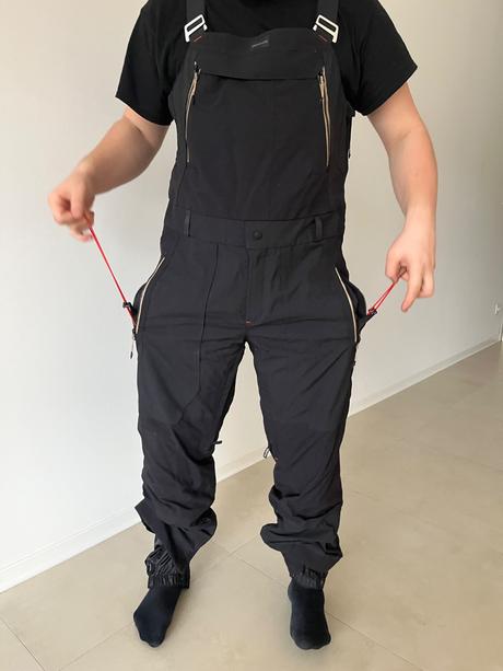 Lyžiarske nohavice na traky unisex, decathlon,xxl