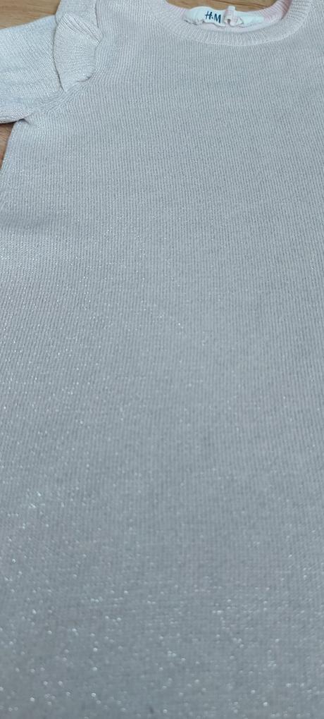 Teplé úpletové šaty 2-4 roky, h&m,110
