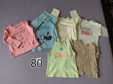 Predam detske/ dojcenske oblecenie, ciapky..., 68–80