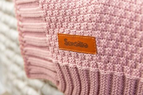 Sensillo bambusová deka s kapucňou ružová, 