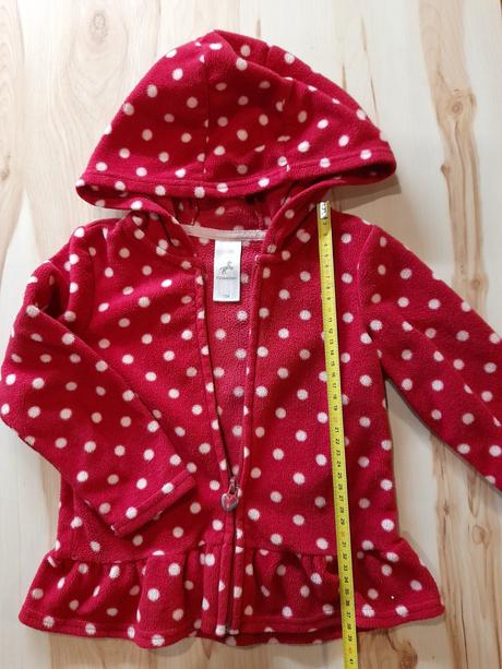 Bordová mikinka s volánikom, palomino,104