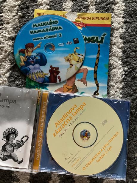 Dvd kniha džunglí,