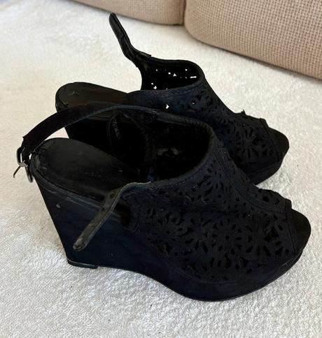 Sandále na opätku, deichmann,36