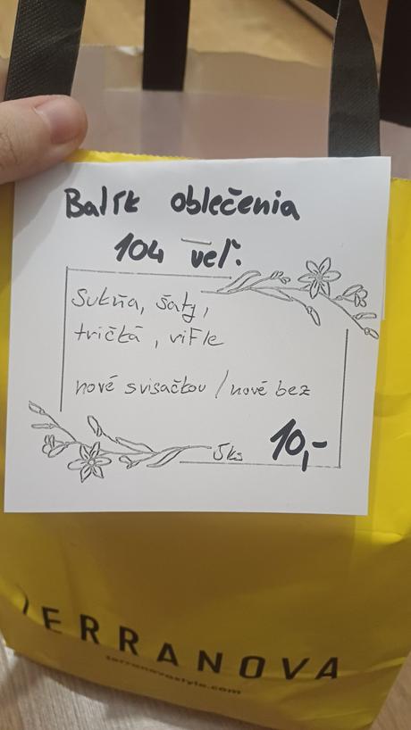 Balík oblečenia, 104–116