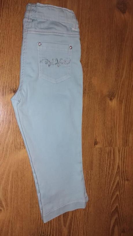 Krátke rifľové elastické nohavice 134, 134