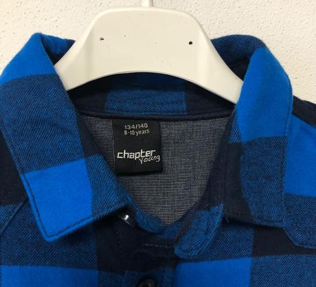 Košeľa flanelová chlapčenská takko č.134/140,8-10y, chapter young,140