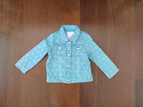 Rifľová bunda so srdiečkami v.98, 98