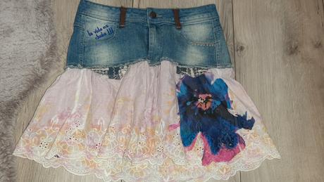 Sukňa desigual s madeirou, desigual,s
