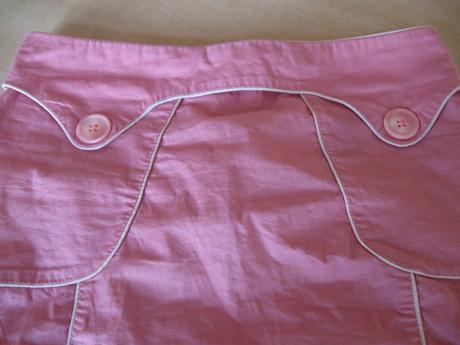 Dievčenská ružová letná sukňa, 36