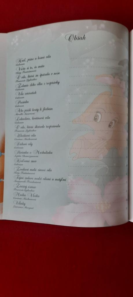 Knizka - rozpravky o vílach ( 30- 23 cm).,