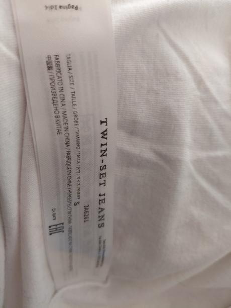 Suprava-bluzka a tricko zn.twin- set jeans - vel.s, twinset,s