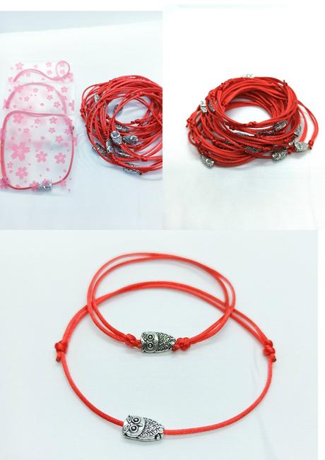 22 ks náramky "múdra sovička",