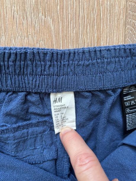 Nohavice h&m veľ. 116, h&m,116