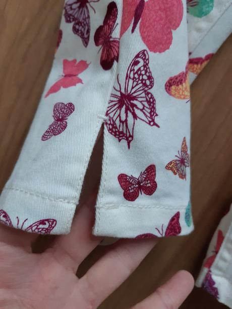 Nohavice s motýľmi h&m, h&m,104