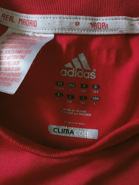 Futbalový dres real madrid 14y, adidas,164
