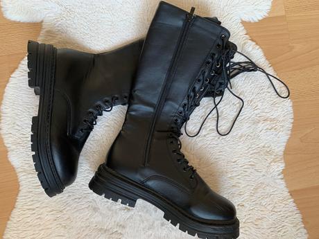 Dámske koženkové čižmy, 41