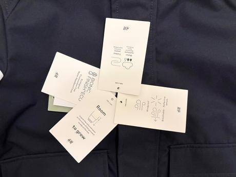 Nová vetruodolna vodeodolna bunda h&m 110/116, h&m,110